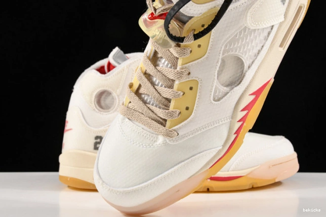 Reps ice colorway ofw 5 air ct8480-002 jordan cream 0413
